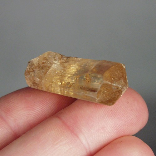 Collectors Facet Grade Golden Scapolite Crystal Tanzania  Litnon.com