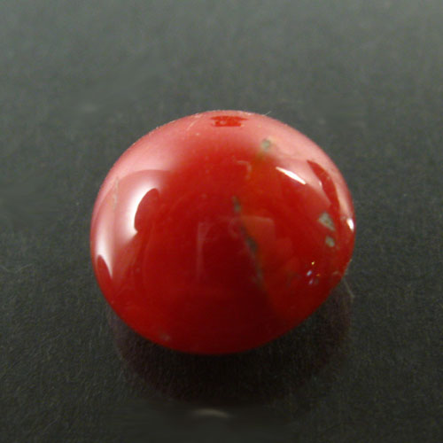 Rare Natural Ox Blood Coral Cab Italy 5.94 ct  Litnon.com