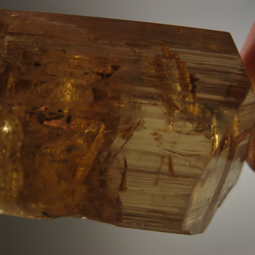 Rare Golden Scapolite Facet Grade Crystal 223 ct Tanzania  Litnon.com