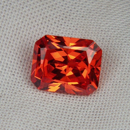 Fine Cutting Intense Orange Cubic Zirconia  Litnon.com