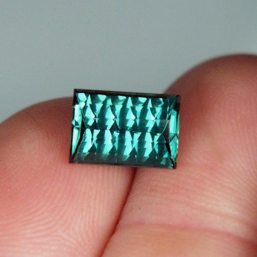 Millennium Cut Blue Green Tourmaline Afghanistan 3.63ct  Litnon.com