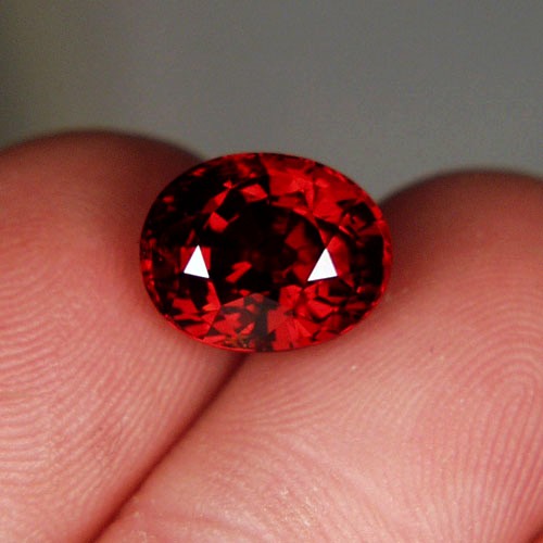  Color and Fire Big Red Spessartite Garnet 7.33 ct  Litnon.com