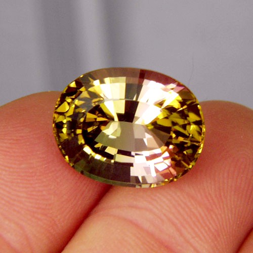 Rare Quality Parti Color Tourmaline Nigeria 18.81ct  Litnon.com