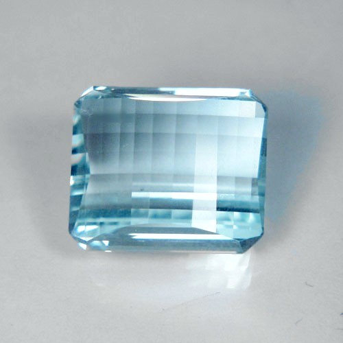 USA Pillow Cut Bright Blue Brazil Aquamarine 17.53 ct  Litnon.com