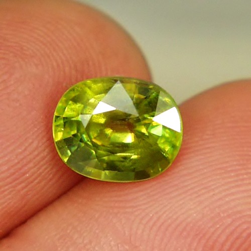Multi Color Fire Natural Sphene Pakistan 3.44 ct  Litnon.com