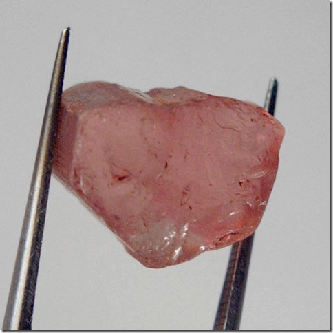 Sweet Pink Clean Afghan Tourmaline Facet Rough 17.15ct  Litnon.com