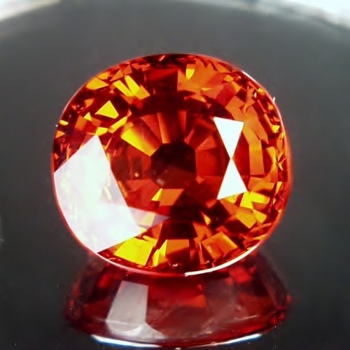 Color and Fire Huge Spessartite Garnet Nigeria 17.80 ct  Litnon.com