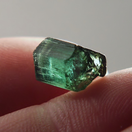 Blue Green Tourmaline Facet Rough Nigeria 7.45ct  Litnon.com
