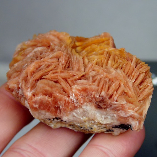 Bladed Orange Barite Mineral Specimen Morocco  Litnon.com