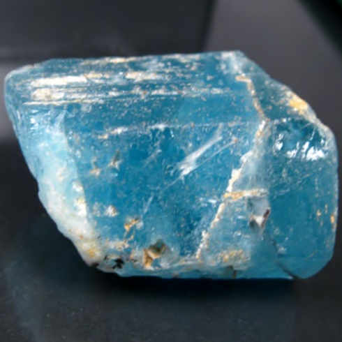 Rich Blue Terminated Aquamarine Crystal Afghanistan 155ct  Litnon.com