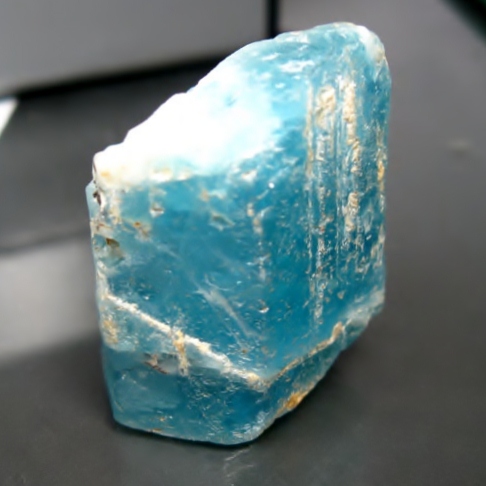 Rich Blue Terminated Aquamarine Crystal Afghanistan 155ct  Litnon.com