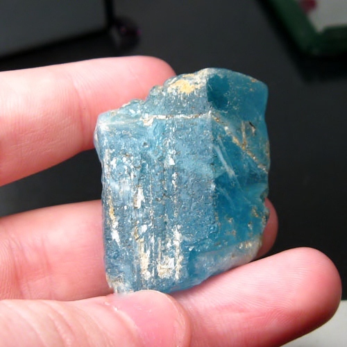 Rich Blue Terminated Aquamarine Crystal Afghanistan 155ct  Litnon.com