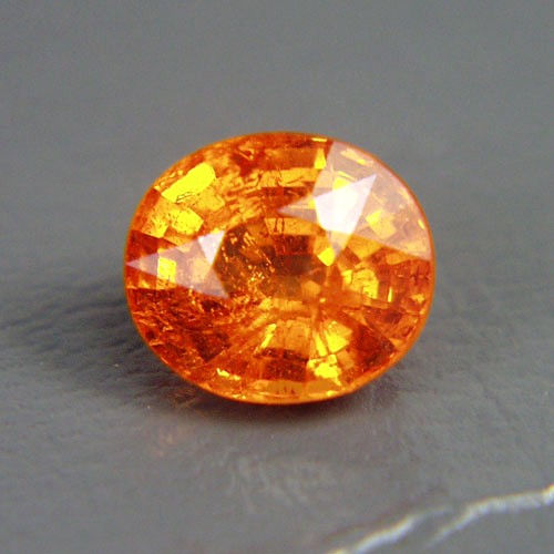 Glowing Color Neon Orange Spessartite Garnet 3.40 ct  Litnon.com