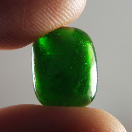 Extreme Green Siberian Chrome Diopside Cab 10.09ct  Litnon.com