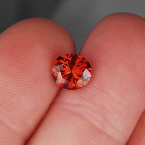 Cut, Color and Fire Orange Red Spessartite Garnet  Litnon.com