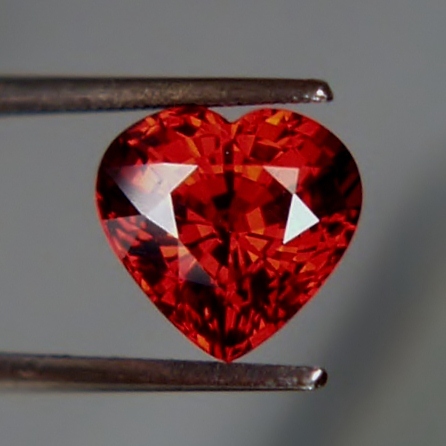  Cut and Color Orangey Red Spessartite Garnet 3.60 ct  Litnon.com