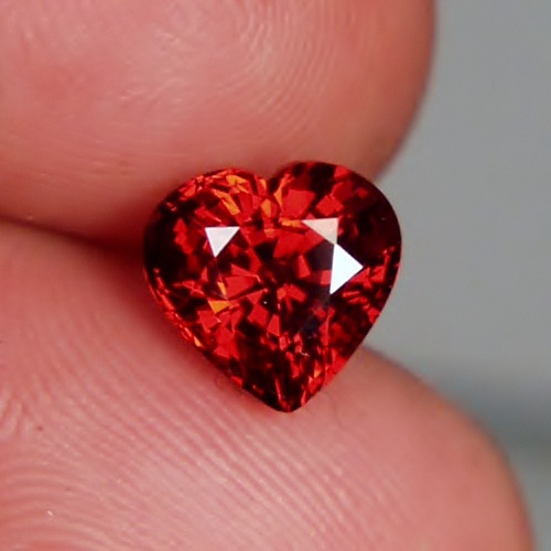 Cut and Color Orangey Red Spessartite Garnet 3.60 ct  Litnon.com