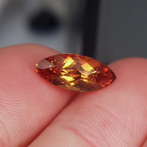 Ultra Rare Faceted Bastnaesite Pakistan 3.49 ct  Litnon.com