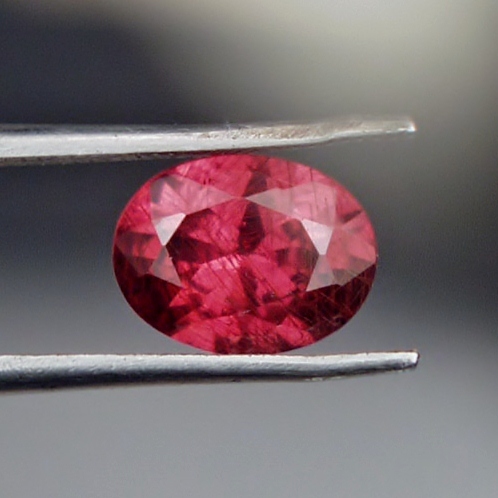 Rutile Inclusions Rhodolite Garnet Tanzania 1.45ct  Litnon.com