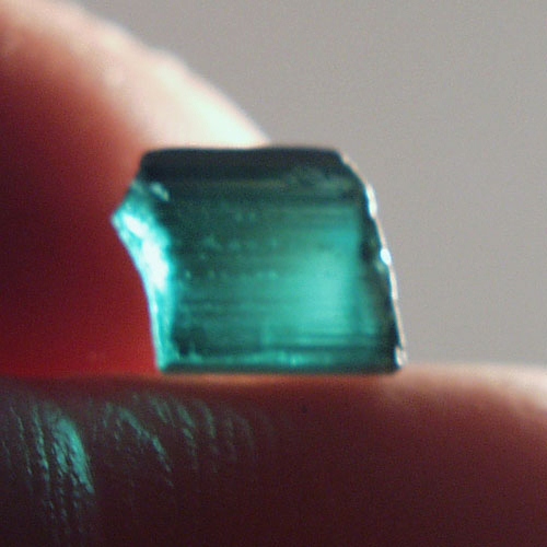 Blue GreenTourmaline Facet Rough Afghanistan  Litnon.com