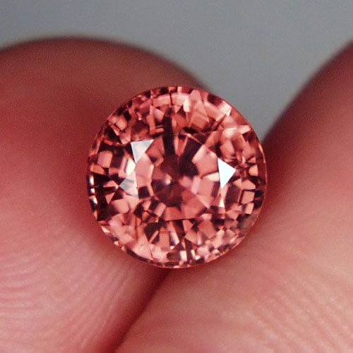 New Find Orange Pink Same Zircon Tanzania 5.35 ct  Litnon.com