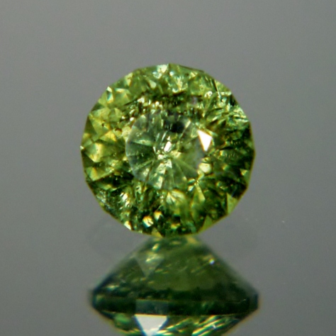 Top Cut and Big Color Change Demantoid Garnet Namibia  Litnon.com