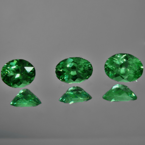 Color Chrome GreenTsavorite Garnet Lot Kenya 2.95ct  Litnon.com