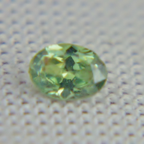 Perfect Horsetail Inclusion Russian Demantoid Garnet GL Litnon.com