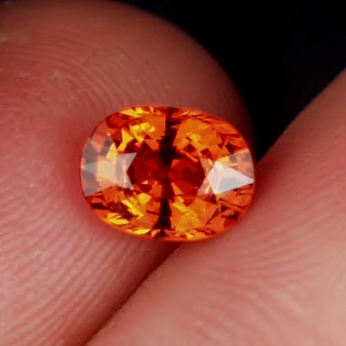 Color and Fire Natural Spessartite Garnet Nigeria 1.84 ct  Litnon.com