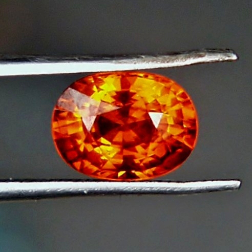 Color and Fire Natural Spessartite Garnet Nigeria 1.84 ct  Litnon.com