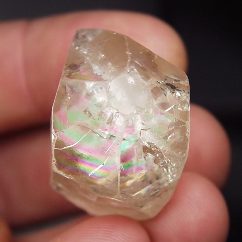 Rainbow Terminated Golden Topaz Crystal Pakistan 190ct  Litnon.com