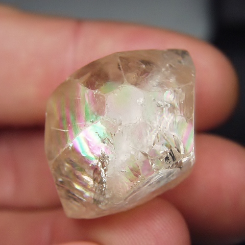 Rainbow Terminated Golden Topaz Crystal Pakistan 190ct  Litnon.com