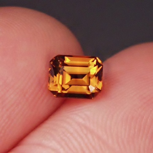  Top Cut Natural Golden Orange Zircon Tanzania 1.44 ct  Litnon.com
