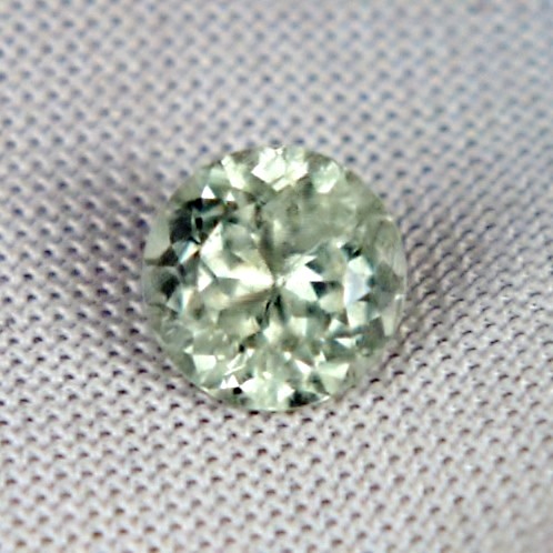 Brilliant Unheated ~ Untreated Light Green Montana Sapphire 2.42 ct  Litnon.com