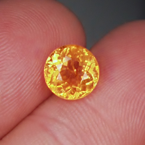Glowing Color Orange Spessartite Garnet 3.05 ct  Litnon.com