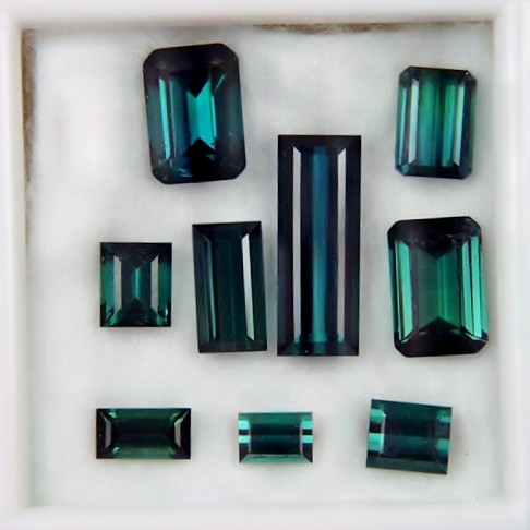 Color and Value Blue Green Tourmaline Lot Afghanistan 14.37 ct  Litnon.com