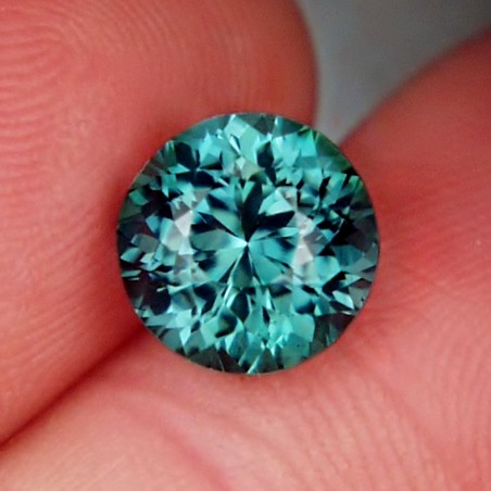 Fine Color and Bright Blue Green Tourmaline Afghanistan 4.62ct  Litnon.com