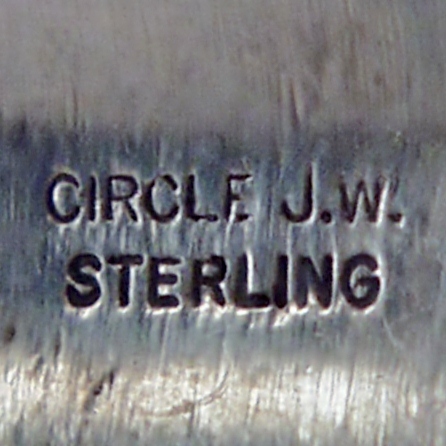 Men's Vintage Navajo ~JW Circle~ Turquoise Sterling Silver Ring GLI  Litnon.com