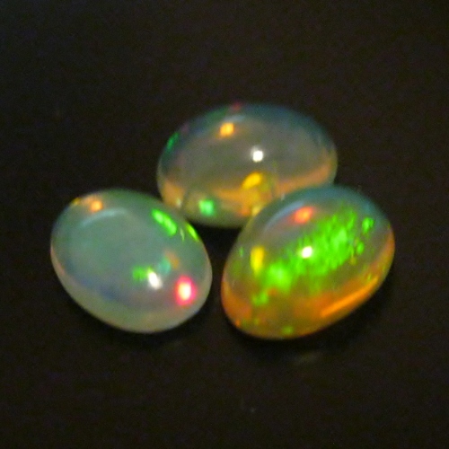 Multi - Color Fire Calibrated Opal Cabs Ethiopia  Litnon.com