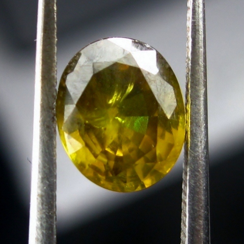 Color Shift Horsetail Inclusions Russian Demantoid - Topazolite Garnet Litnon.com