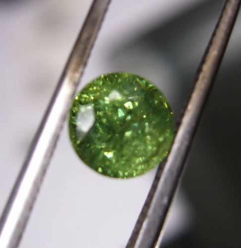 Bright and Pretty Natural Demantoid Garnet Namibia  Litnon.com