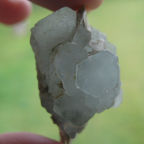 Blue Terminated Aquamarine Beryl Crystal Pakistan  Litnon.com