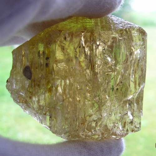Rare Golden Scapolite Specimen Grade Crystal 575ct Tanzania  Litnon.com