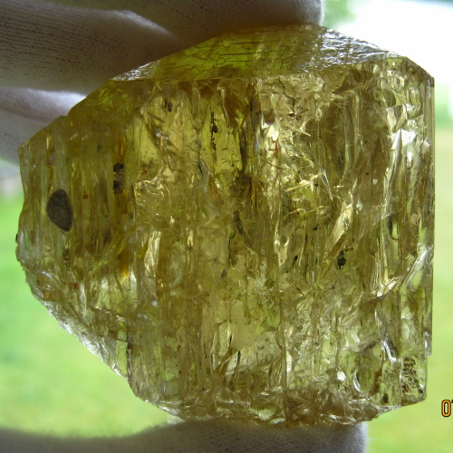 Rare Golden Scapolite Specimen Grade Crystal 575ct Tanzania  Litnon.com