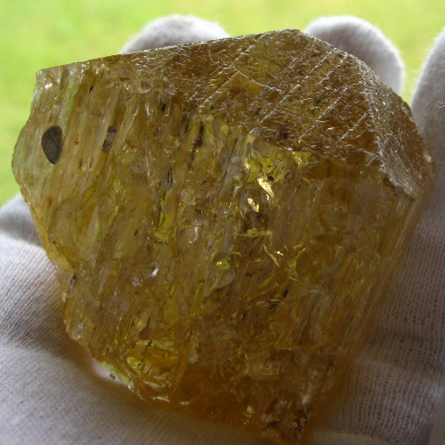 Rare Golden Scapolite Specimen Grade Crystal 575ct Tanzania  Litnon.com