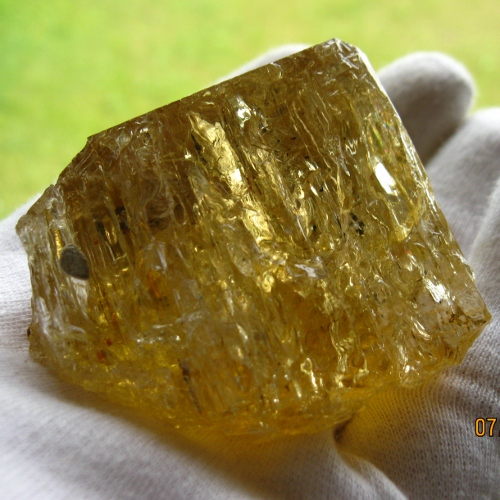Rare Golden Scapolite Specimen Grade Crystal 575ct Tanzania  Litnon.com