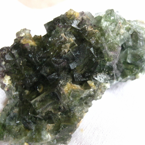 Green and Purple Terminated Fluorite Specimen Namibia  Litnon.com