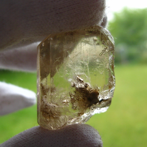 Light Peach Gold Topaz Facet Rough Pakistan 175 ct  Litnon.com