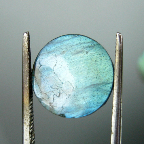 Rose Cut Cabochon Labradorite Pair Finland 8.94 ct twGLI Litnon.com