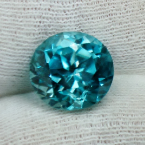 Huge Gem Blue Natural Zircon Cambodia 12.18ct  Litnon.com